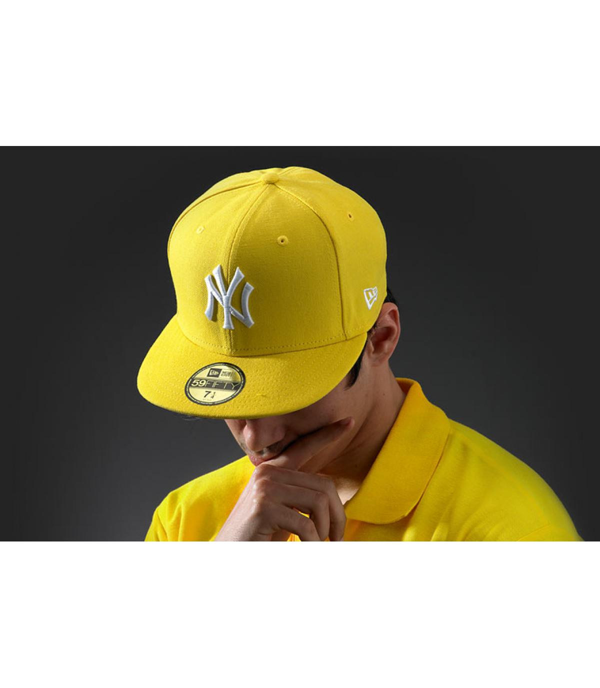 casquette ny jaune Casquette ny 59fifty jaune